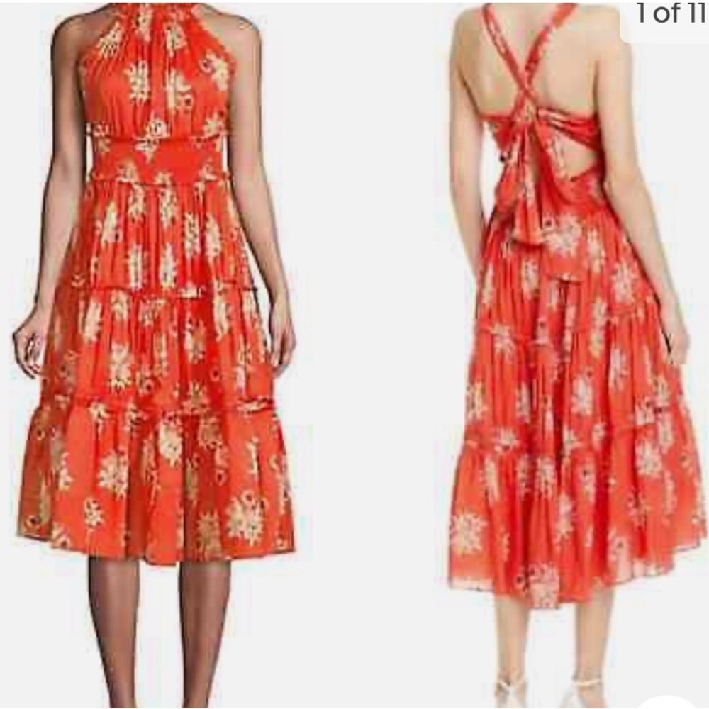 Rebecca Taylor Dress La Vie Catrine Large Orig $325 Sexy Preppy Cotton